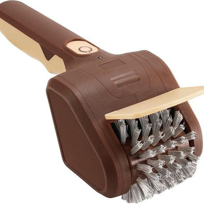 🧹 55% OFF NOW! 🔥 Electric Grill Cleaner – 700RPM Rotating Brush, Cordless & Interchangeable Heads 🥩