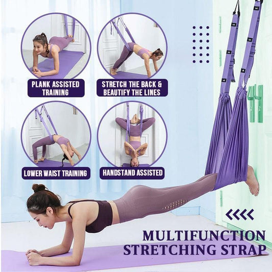 ⏳🔥LIMITED-TIME 50% OFF! ⏰💗Improved Yoga Stretch Band, great for stretching, strength training & rehab🧘💪