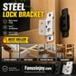 ⏳🔥LIMITED-TIME 50% OFF! ⏰🔧 2-in-1 Locking Insert Shelf Brackets – Heavy-duty & adjustable – Perfect for shelving, workbenches or cabinets – easy to install and secure 🛠️✨