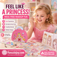 👑LAST DAY SALE 🎨Mess-Free Paper Play, Realistic Fun for Girls ✨ Princess Makeup & Diamond Painting Craft Kit