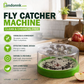 Reusable fly trap—no electricity, no poison!  Safe to use in the kitchen and around children and pets.