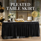 ⏳🔥LIMITED-TIME 50% OFF! ⏰Pleated Table Skirt for Events🌹