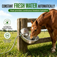 ⏳🔥LIMITED-TIME 50% OFF! ⏰🐄 Automatic 304 Stainless Steel Drinking Bowl with Float and Drain Hole for Cattle Horses Sheep and Dogs 🤖