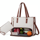 📢📢60 % Rabatt!! ⏰ 3 in 1 Lunch Tote Bag für Frauen🎁Gratis passende Geldbörse⏰Lösen Sie Ihr Taschenproblem