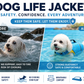 50%OFF 🐕 High Buoyancy Dog Life Jacket — Superior Flotation Vest for Swimming & Boating