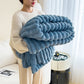 ⏳🔥LIMITED-TIME 50% OFF! ⏰🛏️Thickened rabbit plush&milk velvet cover blanket☁️