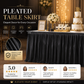 ⏳🔥LIMITED-TIME 50% OFF! ⏰Pleated Table Skirt for Events🌹
