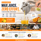 ⚡【Stainless Steel Juicer】— 53% OFF Flash Sale! Blend a “Vitamin Tornado” in 30 Seconds! 🍹🔥