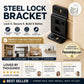 ⏳🔥LIMITED-TIME 50% OFF! ⏰🔧 2-in-1 Locking Insert Shelf Brackets – Heavy-duty & adjustable – Perfect for shelving, workbenches or cabinets – easy to install and secure 🛠️✨