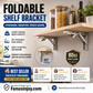 ⏳🔥LIMITED-TIME 50% OFF! ⏰Fold-in-a-Second Multi-Use Bracket – Declutter Your Kitchen or Study in Moments📚