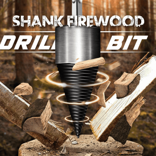 ⏳🔥LIMITED-TIME 50% OFF! ⏰🪓Electric Drill Wood Splitter – High Carbon Steel, Portable & Fast Splitting – Turns Your Drill into a Log Splitter 🔩🌲
