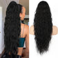💜2026 NEW IN £14.99!!⚡50K+ SOLD! 💜Curly Wavy Frizzy Hair Extension with Ponytail