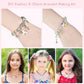 💫 60% OFF NOW! 🎁 Charm Bracelet Making Kit - Includes Beads & Tools, Creative Fun for Kids/Adults, Perfect Gift Idea 👧📦