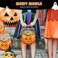 ⏳🔥LIMITED-TIME 50% OFF! ⏰🎃Halloween Pumpkin Treat Bags | Resealable Zipper Prevents Candy Spills🍬👻