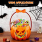 ⏳🔥LIMITED-TIME 50% OFF! ⏰🎃Halloween Pumpkin Treat Bags | Resealable Zipper Prevents Candy Spills🍬👻