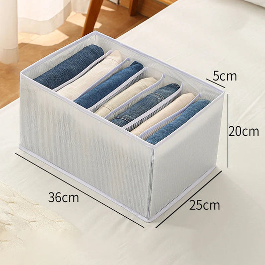 ⏳🔥LIMITED-TIME 50% OFF! ⏰👕 7-Grid Wardrobe Organizer | Space-Saving Storage