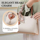 👜 LIMITED-TIME 50% OFF! ✨Elegant Heart Charm Tote Bag | Soft Faux Leather Crossbody with Adjustable Strap | Spacious Women's Shoulder Handbag💖