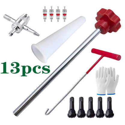 ⏳🔥LIMITED-TIME 50% OFF! ⏰Tire Valve Tool Kit – Rapid Valve Maintenance, Complete Tool Integration & Broad Vehicle Compatibility 💪