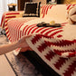 ⏳🔥LIMITED-TIME 50% OFF! ⏰Soft Plush Non‑Slip Couch Cover‑Thick Striped Sofa Throw Cover, Cozy Winter‑Friendly Furniture Protector for Living Room, Anti‑Slip Universal Sofa Slipcover
