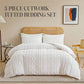 ⏳🔥LIMITED-TIME 50% OFF! ⏰3-piece tufted bedding set with cut-out pattern