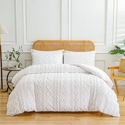 ⏳🔥LIMITED-TIME 50% OFF! ⏰3-piece tufted bedding set with cut-out pattern
