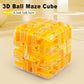 🌀🖐️💐 PROMO -50% ! Labyrinthe 3D à Bille Magnétique – Cube Tournant, 5 Couleurs, 8,5 cm, Développe Coordination, Casse-tête Éducatif