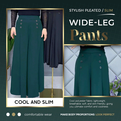 🎁2026 New Arrivals 50% OFF💥Stylish Pleated Wide-leg Pants – Flowy Silhouette, Comfortable Fit & Versatile Style 💃
