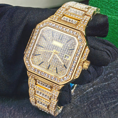🎁2026 New Arrivals 49% OFF💥Luxury Square Rhinestone Watch – Elegant Sparkle for Every Occasion✨