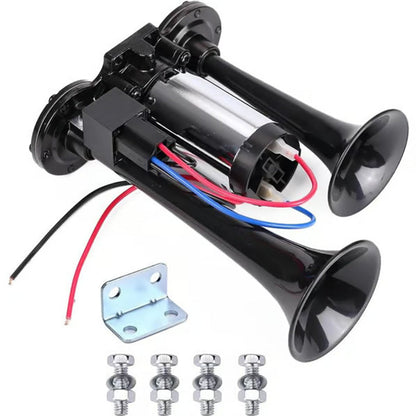 ⏳🔥LIMITED-TIME 50% OFF! ⏰🚨 Train Air Horn 120dB – Fits Trucks, Cars & Boats | 12V/24V, Waterproof & Tool-Free Install 🚛🔊