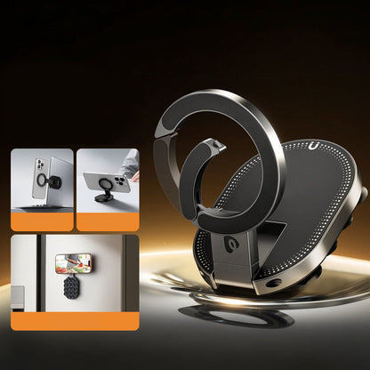 ⏰ 50% OFF📱🧲Multi-Functional Magnetic & Suction Phone Stand – Strong Grip, 360° Rotation & Perfect for Car, Desk & Kitchen 🚗