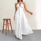 💃New Arrival 55% OFF!!✨Halter Neck Backless Tiered Maxi Dress