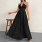 💃New Arrival 55% OFF!!✨Halter Neck Backless Tiered Maxi Dress