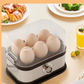 ⏳🔥LIMITED-TIME 50% OFF! ⏰🍳 Multifunctional Egg Steamer with Clear Lid – Boil, Poach or Omelet, Auto Shut-Off & Compact Design 🥚✨