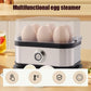 ⏳🔥LIMITED-TIME 50% OFF! ⏰🍳 Multifunctional Egg Steamer with Clear Lid – Boil, Poach or Omelet, Auto Shut-Off & Compact Design 🥚✨