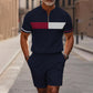 ⏳Limited time – 50% OFF⏰👕Summer Hot Sale 50% OFF⭐Men's Quarter-Zip Shirt & Shorts Set
