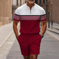 ⏳Limited time – 50% OFF⏰👕Summer Hot Sale 50% OFF⭐Men's Quarter-Zip Shirt & Shorts Set