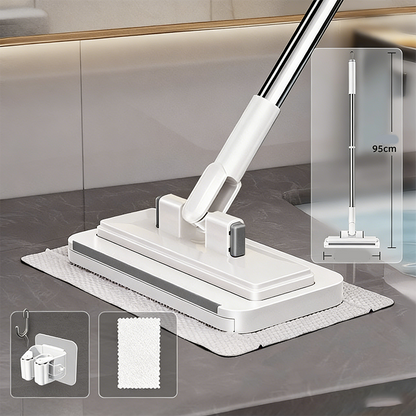 🧹 50% OFF NOW! ✨ Telescopic Flat Dust Mop – Long handle, shark-tooth lock & deep-cleaning microfiber – Perfect for ceiling, cabinets & walls 🏠