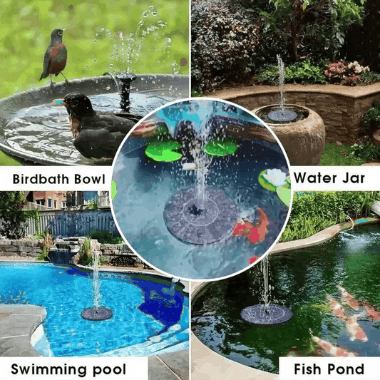 🌞New arrival 60% OFF!⛲Compact Solar Bird Fountain Pump – Keep Your Garden Alive!🏖️