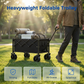 🛒 LIMITED-TIME 50% OFF! ✨Heavy‑Duty Collapsible Wagon Cart – 130L capacity, 80kg load, all‑terrain wheels,Thickened carbon steel frame!🚚