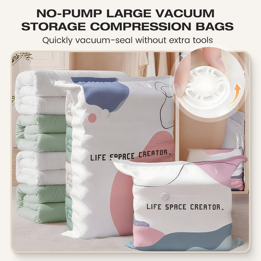 🔥Buy all & save more🎁📦 Large-Capacity Vacuum Bags – No Pump Needed! 💨✨