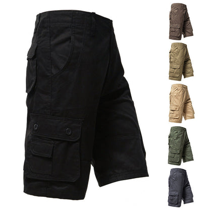 🔥 Pro-Favorite Men's Outdoor Cargo Shorts – Cotton Blend – Breathable 🏕️