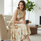 👗New Arrivals 55% OFF💥Women’s Sleeveless Floral Print Casual Dress – Smocked Bodice, Tiered Skirt, Midi Length ✨