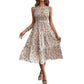 👗New Arrivals 55% OFF💥Women’s Sleeveless Floral Print Casual Dress – Smocked Bodice, Tiered Skirt, Midi Length ✨