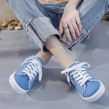 🔥 60% OFF on selected products🎉👟Women's Denim Mule Sneakers