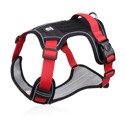⏳🔥LIMITED-TIME 50% OFF! ⏰🐶 No Pull Dog Harness With Leash & Collar LED - Walks Just Got Easier ✨