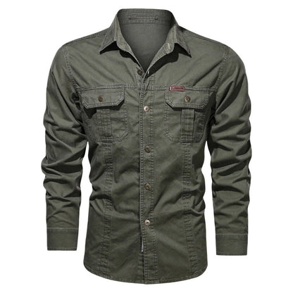 ⏳Time-Limited Special⏰Men’s Long Sleeve Cotton Workwear Shirt – Durable, Comfortable & Perfect for Everyday Work ✨💪