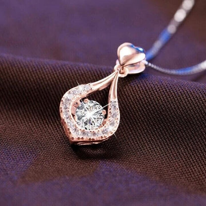 ⏳🔥LIMITED-TIME 50% OFF! ⏰Twinkling Heart Waterdrop Stone Necklace💎
