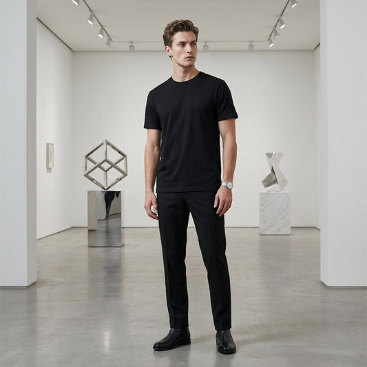 💐60% OFF ! Men's Classic Crew Neck T-Shirt – Easy Care, Holds Shape 🧼💪【Limited Offer】