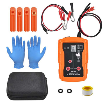 🔧 LIMITED-TIME 60% OFF! 💥 Professional 4-Mode Fuel Injector Tester & Cleaner – Pulse Modes, 12V Power, LED Display ✨