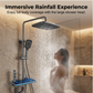 ⏳🔥LIMITED-TIME 50% OFF! ⏰ Digital Display Shower System 💧🌙 – Starry sky LED, built‑in shelf. 4 spray modes, alloy body. Spa at home. ✨🚿
